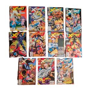 X-Force #19–29 Lot (1993) Marvel Deadpool Domino Bagged NM Range 11 Comics
